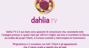 Dahlia Tv, rinviata al 18 ottobre l’audizione coi creditori