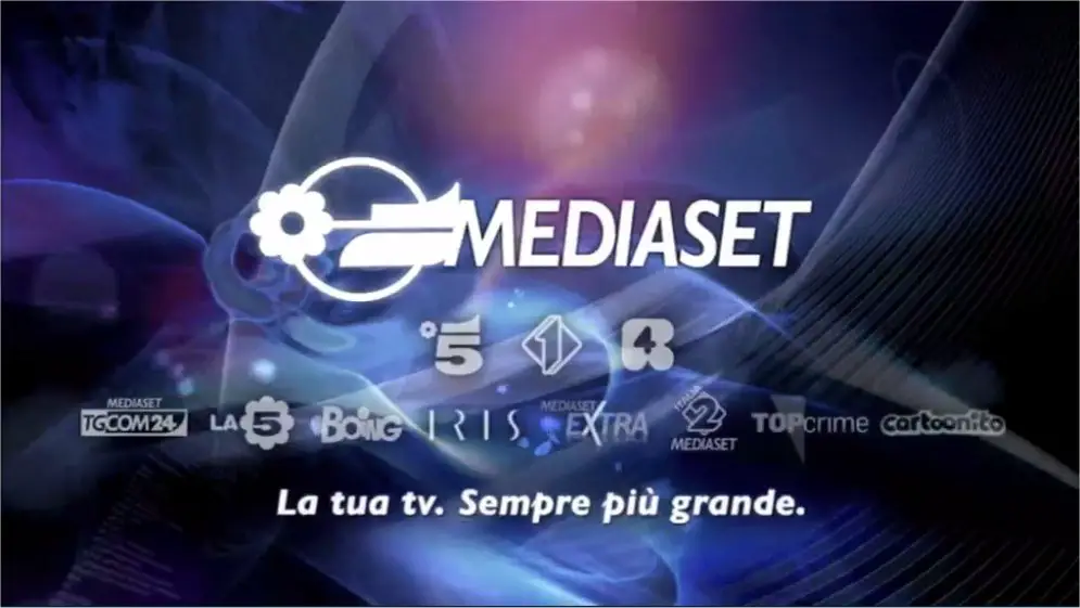 mediaset loghi canali ascolti tv share