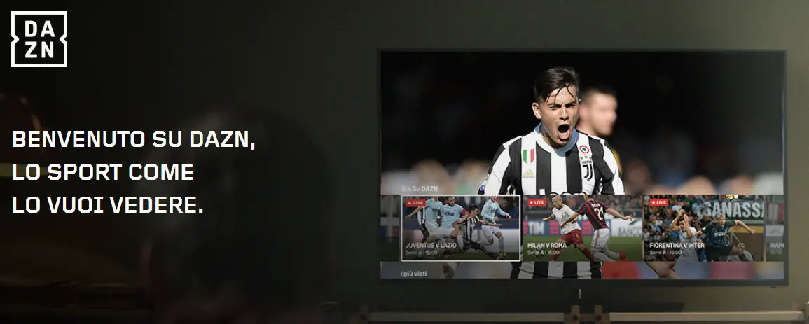 dazn perform diritti tv serie a