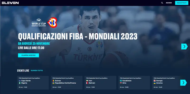 eleven sports mondiali basket