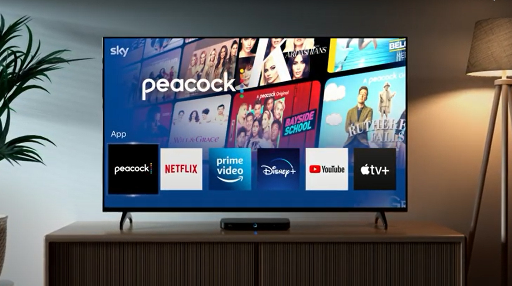 peacock nbcuniversal sky q app