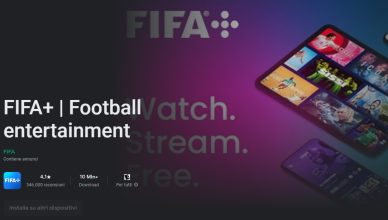 Arriva la versione in italiano della app FIFA+