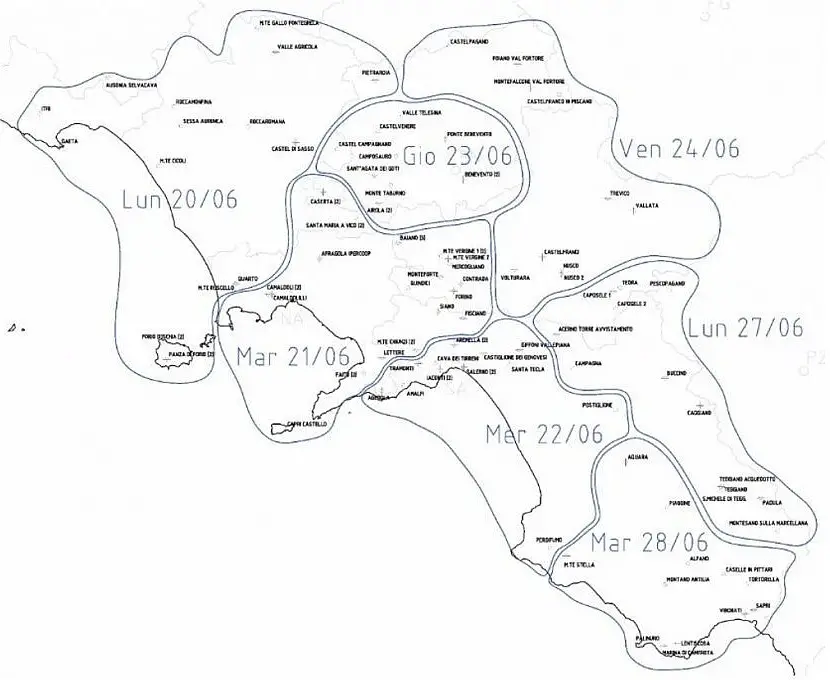 mappa refarming campania