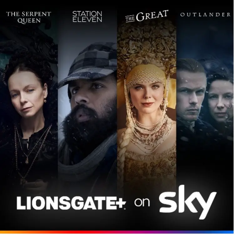 lionsgate+ sky