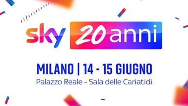 sky 20 anni