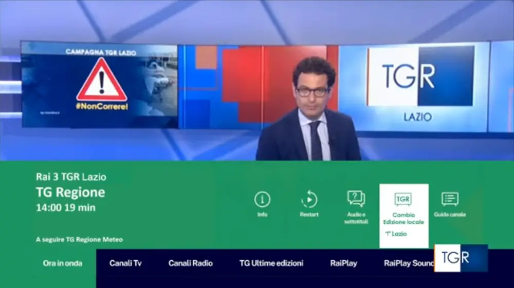 tgr rai streaming raitv+ hbbtv