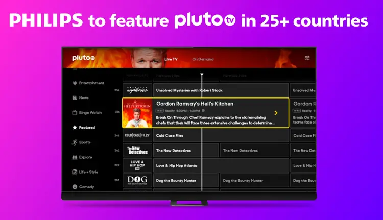 pluto tv smart tv philips